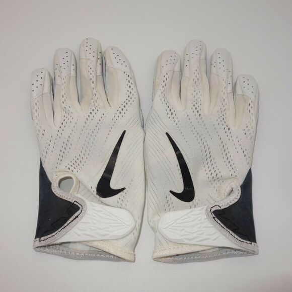 NEW Nike Vapor Knit NFL Football Receiver Gloves White Black Size Men's 3XL - Picture 1 of 6